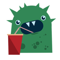 Doodle party sticker #15534563