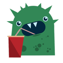 Doodle party sticker #15534563