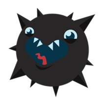 Doodle party sticker #15534566