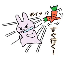 Ordinary salesperson Rabbit version sticker #15535540