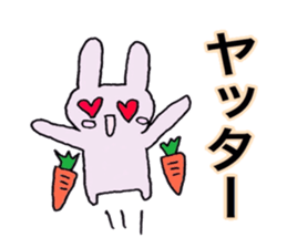 Ordinary salesperson Rabbit version sticker #15535541