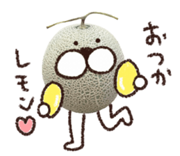 Melon poisoning poison sticker #15535975