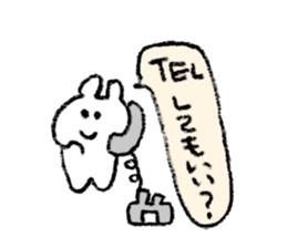 drawing rabbits 1 sticker #15536974