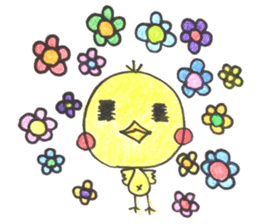 Piyo to this child care sticker sticker #15537306