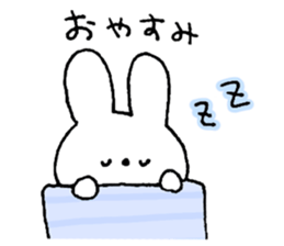 A simple rabbit sticker #15537389