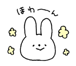 A simple rabbit sticker #15537404