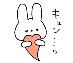 A simple rabbit sticker #15537413