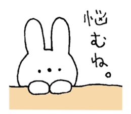 A simple rabbit sticker #15537423