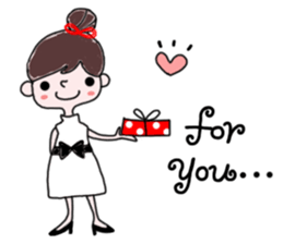 Women's daily Sticker sticker #15538100