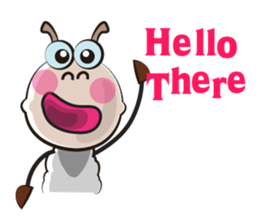 Active Life of Very Funny White Sheep sticker #15538448