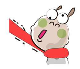 Active Life of Very Funny White Sheep sticker #15538464