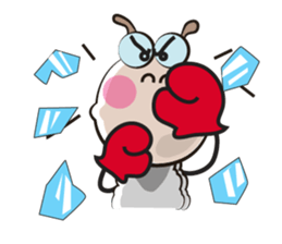 Active Life of Very Funny White Sheep sticker #15538471