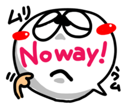 Big simple reaction 28.English sticker #15538652