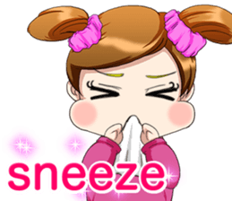 Lovely Loofow Baby English sticker #15539067