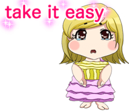 Lovely Loofow Baby English sticker #15539069