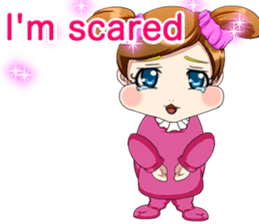 Lovely Loofow Baby English sticker #15539071