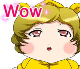 Lovely Loofow Baby English sticker #15539076