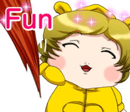 Lovely Loofow Baby English sticker #15539080