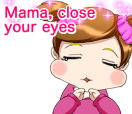 Lovely Loofow Baby English sticker #15539087