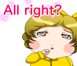 Lovely Loofow Baby English sticker #15539088