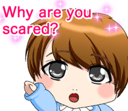 Lovely Loofow Baby English sticker #15539090