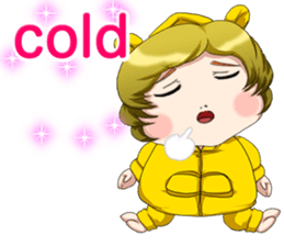 Lovely Loofow Baby English sticker #15539092