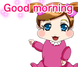 Lovely Loofow Baby English sticker #15539099