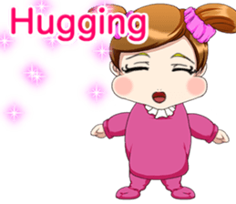 Lovely Loofow Baby English sticker #15539103