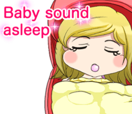 Lovely Loofow Baby English sticker #15539105