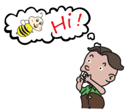 Funny Boy Everyday Joyful Acts sticker #15539570