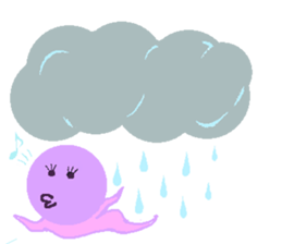 lovely violet smile sticker #15540036