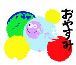 lovely violet smile sticker #15540072