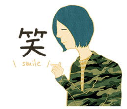 OOTD > camouflage x jeans style sticker #15540208