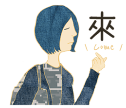 OOTD > camouflage x jeans style sticker #15540223