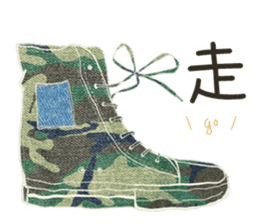 OOTD > camouflage x jeans style sticker #15540224