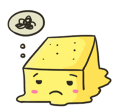 square face!!(cute) sticker #15540521