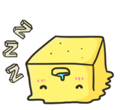 square face!!(cute) sticker #15540522