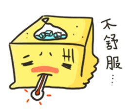 square face!!(cute) sticker #15540526