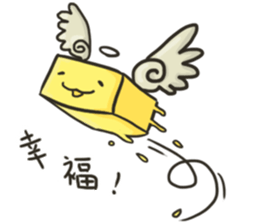 square face!!(cute) sticker #15540530