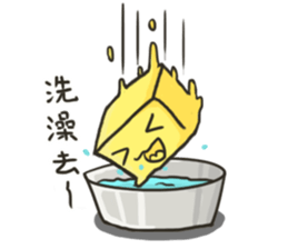 square face!!(cute) sticker #15540535