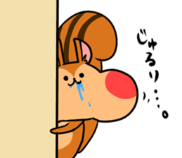 A negative squirrel sticker #15540737