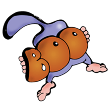 BOO: Funny Creature sticker #15541185