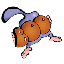 BOO: Funny Creature sticker #15541185