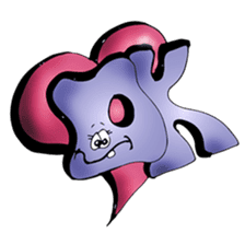 BOO: Funny Creature sticker #15541192