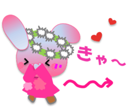 Rabbit and bear daily(Spring) sticker #15541244