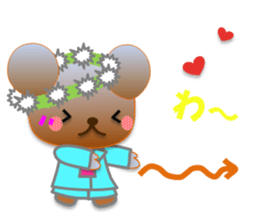 Rabbit and bear daily(Spring) sticker #15541259