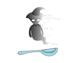 Fox and Witch Spoon Animated sticker #15541407