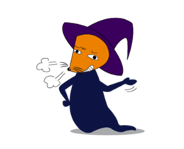 Fox and Witch Spoon Animated sticker #15541417