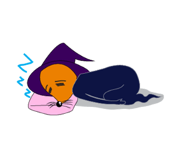 Fox and Witch Spoon Animated sticker #15541422