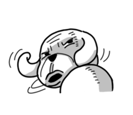 Ugly face 5 sticker #15541591